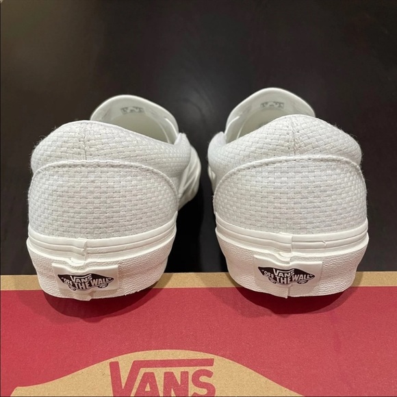 Vans Classic Slip-On Woven Check True White - Picture 2 of 5